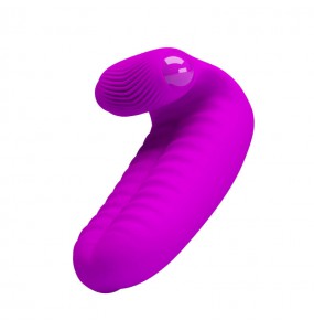 PRETTY LOVE - Abbott Double Finger Vibrator (Purple)